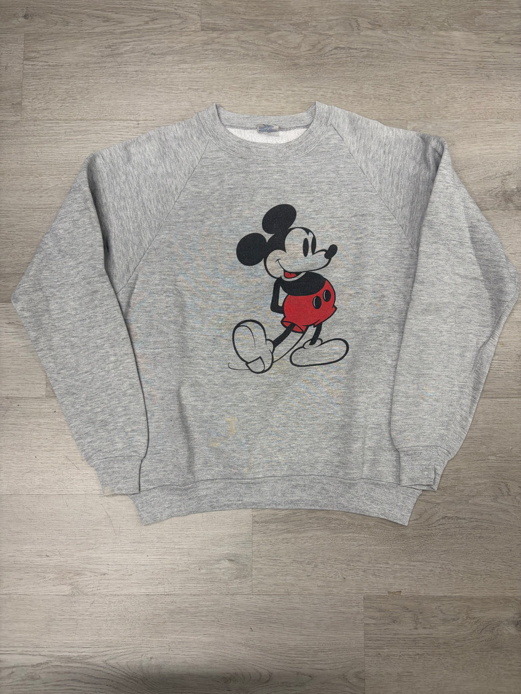 Vintage Grey Micky Mouse Sweatshirt