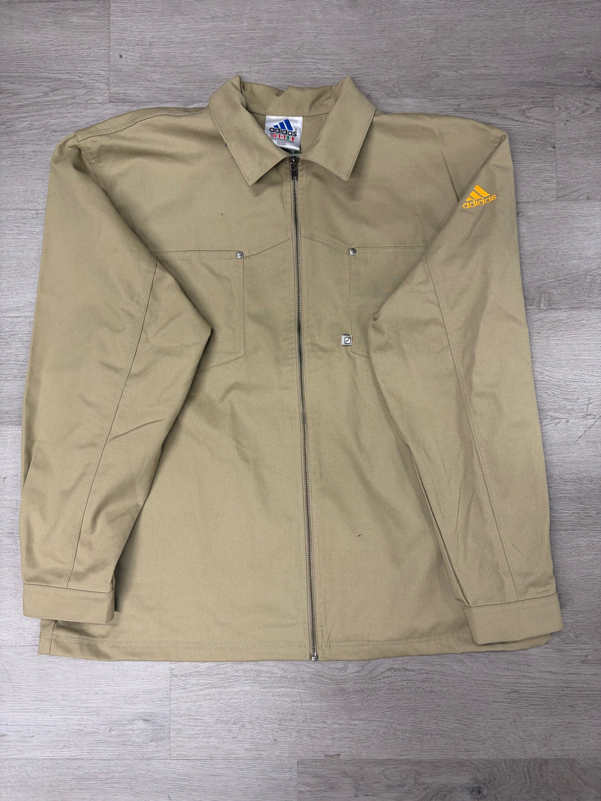 Vintage Adidas Full Zip Utility Workwear Jacket