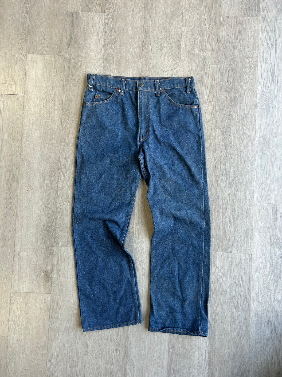 Vintage Levi Dark Washed Straight Cut Jeans