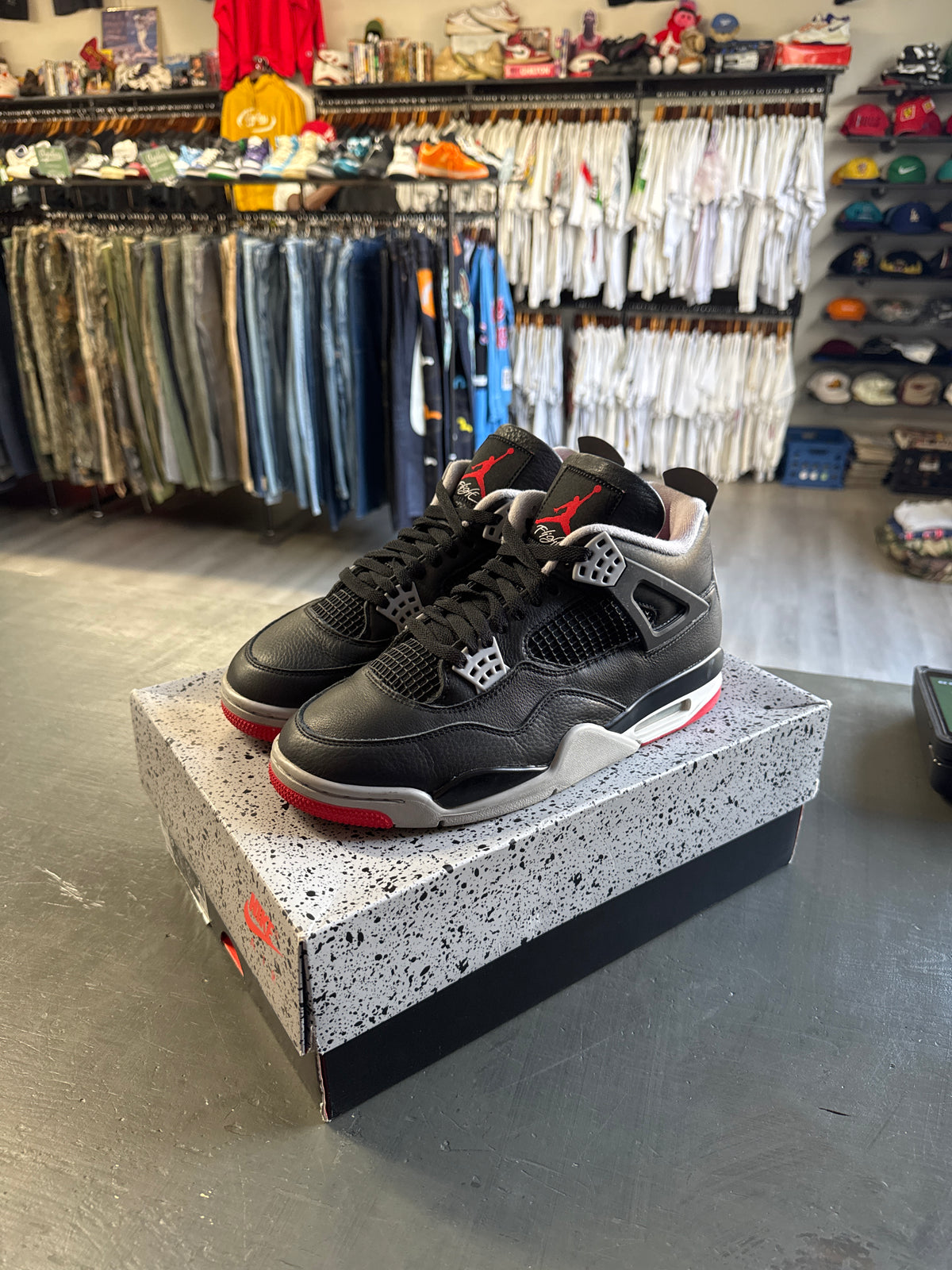 Pre-owned Jordan Retro 4 Reimagined Bred