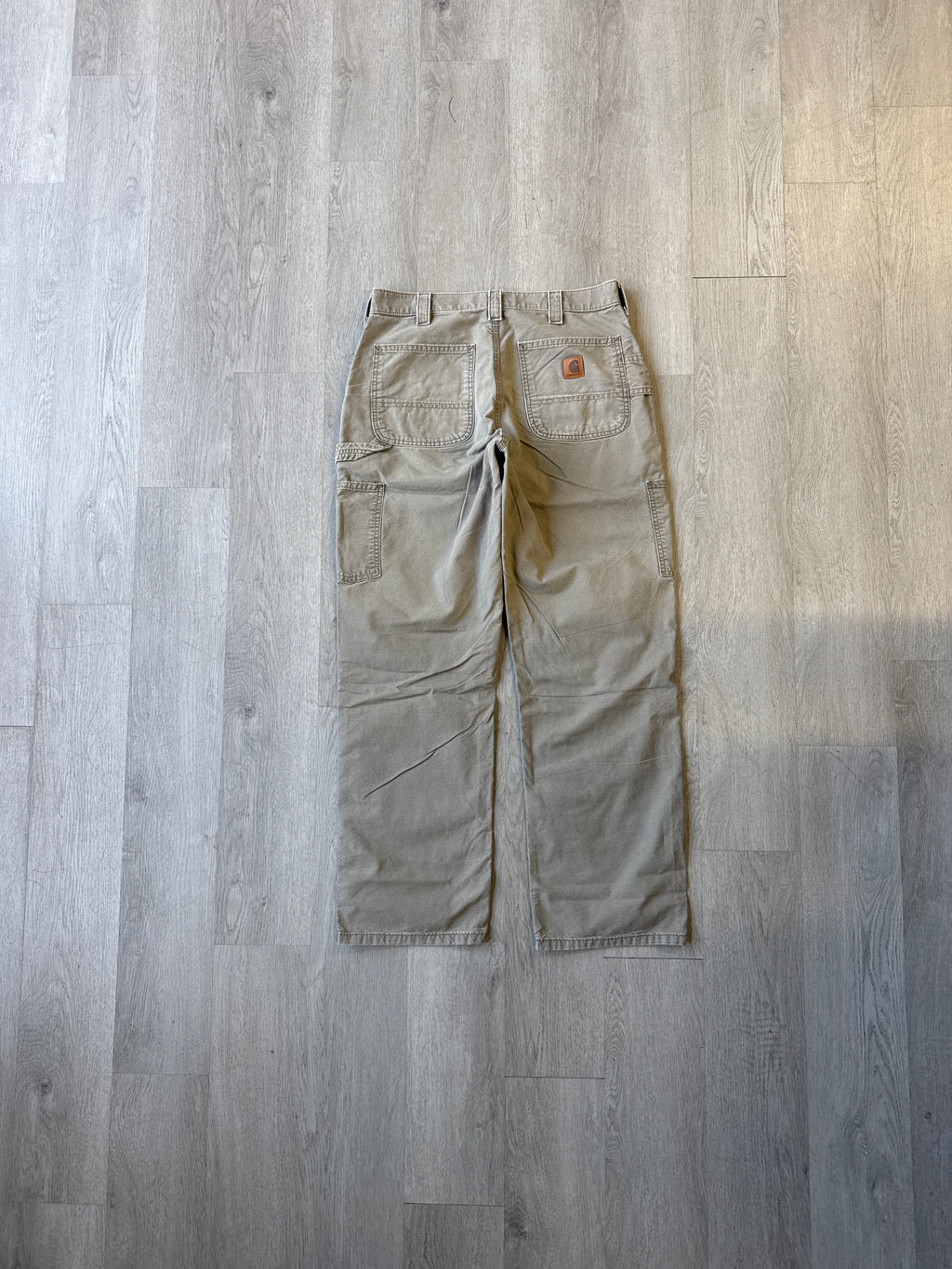 Carhartt Original Dungaree Fit Dark Tan Carpenter Pants