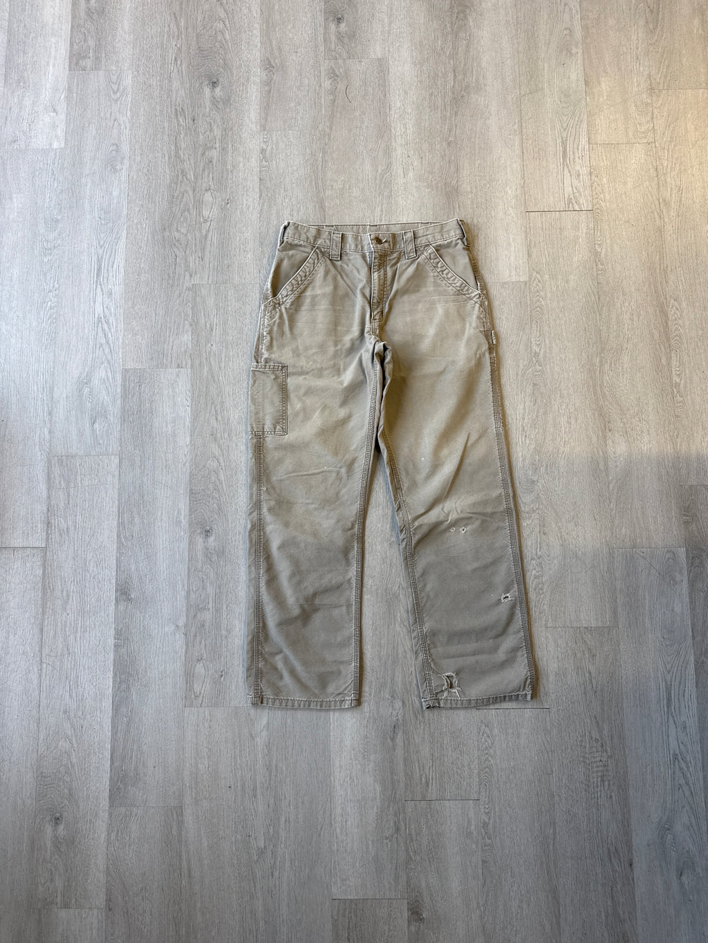 Carhartt Original Dungaree Fit Dark Tan Carpenter Pants