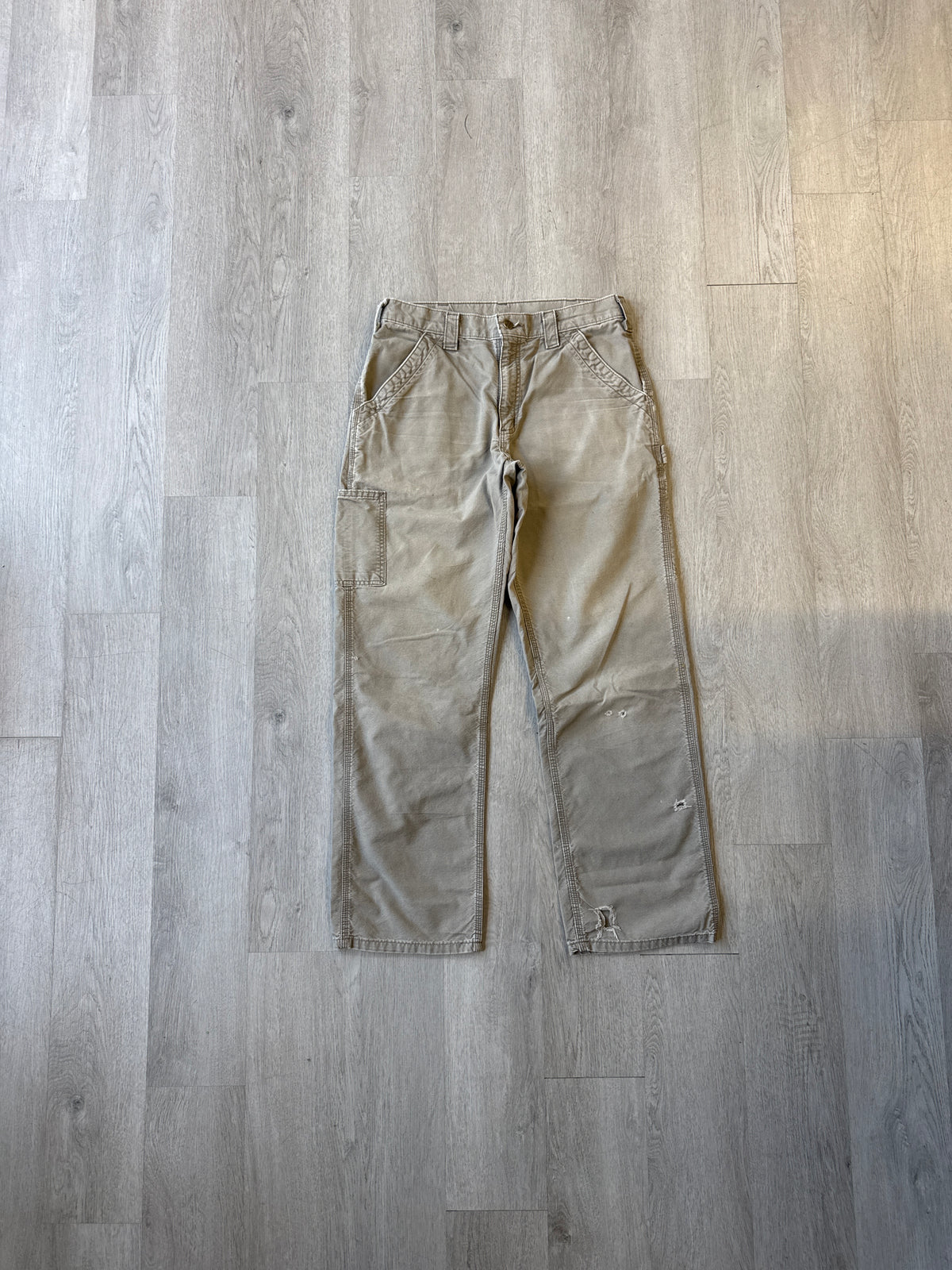 Carhartt Original Dungaree Fit Dark Tan Carpenter Pants