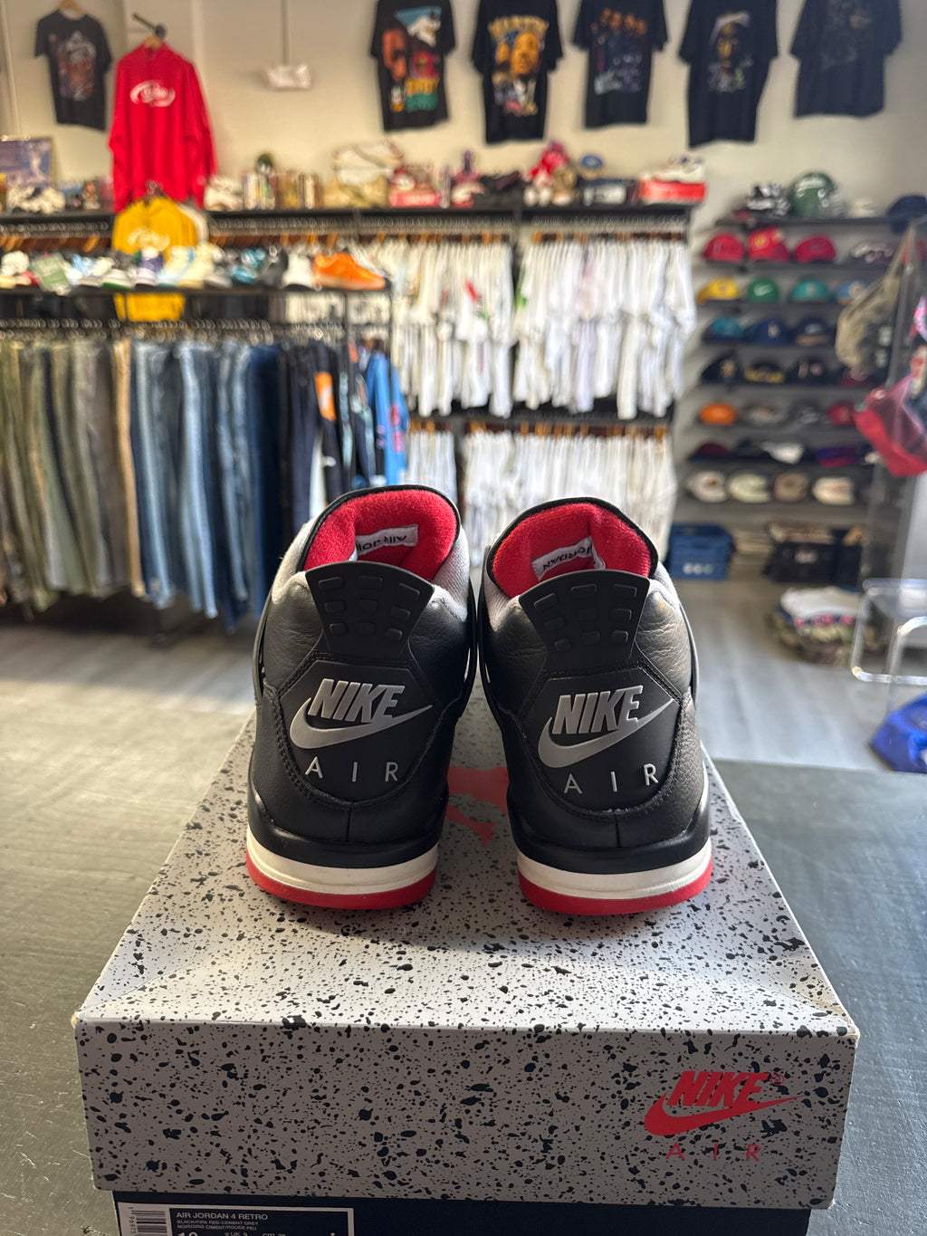 Pre-owned Jordan Retro 4 Reimagined Bred
